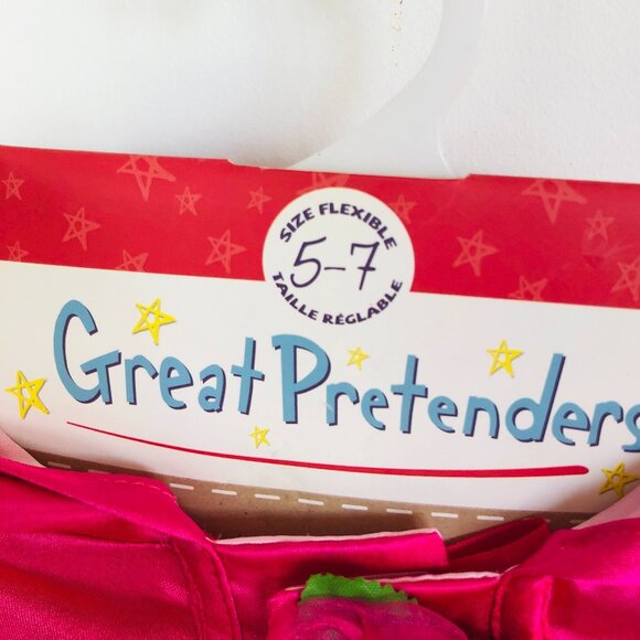 New w/Tag-Great Pretenders Reversible Hooded Princess Cape Size 5-6(Cape Only) - Picture 12 of 15